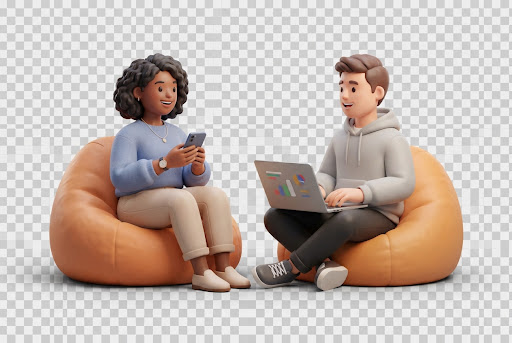 Creative team collaborating